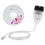 OBD2 diagnostikos skaitytuvo kabelis FTDI FT232RL lustas su jungikliu automobilio profesionaliam USB sąsajos diagnostikos kabeliui skaidri