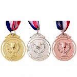 1/3/5 Medalių rinkinys Auksinis Sidabrinis Bronzinis Medalių rinkinys Apdovanojimo medaliai Klasės apdovanojimai Cinko lydinys Varžybų apdovanojimai sportui, mokyklų varžyboms