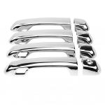 8 vnt. Automobilio chromuotas galvanizuotas durų rankenų dangtelis apdaila Toyota Land Cruiser Prado 1018