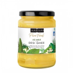 Kapiva Sertifikuotas A2 Gir Karvės Ghee 500ML | Tradicinis Vedinis Bilona Metodas | Žole &scaron;eriamas, Grynas ir Sveikas | I&scaron;rūgos-Plakimas | Turtingas Maistinėmis Medžiagomis
