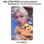 &bdquo;Stray Kids&ldquo; 2-asis albumas NOEASY Oficiali Standartinė nuotraukų kortelė Ver KPOP K-POP Felix - Doublesided