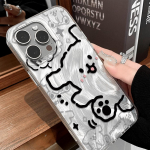 Plunksnų telefono dėklas, skirtas iPhone 11 13 16 Pro Max iPhone 14 15 Pro Max 12 13 Pro Max 16 Samsung S24 FE A55 A05S A54 S22 A15 S23 A12 A52S A34 A05S A14 iPhone 11 gryna