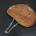 Nerūdijančio plieno punk hiphopo spygliuočių grandinės juosmens aksesuaras vyrams Waist Chain