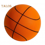 Tylus krep&scaron;inio driblingas patalpų treniruočių kamuolys Didelio tankio putplasčio krep&scaron;inio treniruotės patalpose tylus kamuolys S oranžinė