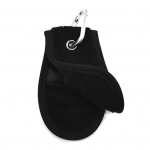 Golfo kamuoliuko rank&scaron;luostis Mink&scaron;tas Sugeriantis Mažas Golfo kamuoliuko rank&scaron;luostis su segtuku golfo krep&scaron;iams Golfo kamuoliuko valymo priedai golfo žaidėjams juoda