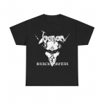 230 Gsm 100% Medvilnės Venom Mar&scaron;kinėliai Juodo Metalo Bathory Hellhammer Celtic Frost Mercyful Fate Sodom Exodus Dark Angel Possessed Unisex Sunkios Medvilnės Mar&scaron;kinėliai XXS juoda