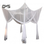 Tinklelis nuo uodų dvigulei lovai, smulkaus tinklelio baldakimas, kvėpuojanti 4 kampų vasaros lovos užuolaida, skirta naudoti viduje ir lauke, &scaron;eimai, bendrabučiui 1 Set