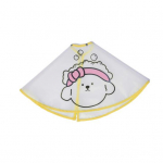 Naminių gyvūnų apsiaustas Reguliuojamas naminių gyvūnų kirpimo apsiaustas Vandeniui atsparus Animacinių filmų ra&scaron;to dizainas &Scaron;unų priežiūra M geltona