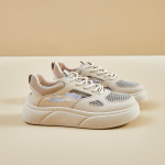 Nauji vasariniai balti bateliai studentėms, didinantys ūgį, kvėpuojantys sportiniai bateliai, madingi laisvalaikio bateliai 40