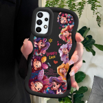 Dažytas ra&scaron;tas, didelės bangos kra&scaron;tas, mink&scaron;tas silikoninės medžiagos &bdquo;Macaron&ldquo; telefono dėklas, atsparus smūgiams, apsauginis guminis dėklas, skirtas &bdquo;Samsung Xiaomi Poco Redmi&ldquo;. Redmi 14C 5G juoda