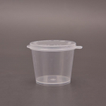 25 vnt 25 ml vienkartiniai plastikiniai i&scaron;sine&scaron;ti padažo puodeliai maisto dėžutės dažų dėžutė 25pcs