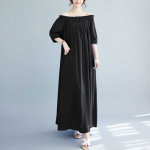 Laisva kasdieninė ilga suknelė One Size