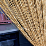 Ave Split Dekoratyvinė Durų Stygų Užuolaida Sienų Panelė Kutais Langų Panelė Užuolaidos Kambario Skirtuvas Žaliuzės Skirtuvas Kutais Ekrano Namai 100cm*200cm &scaron;ampanas