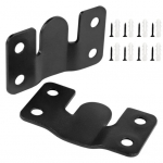 1 Sieninis Laikiklis, Laikantis Svorį, Paveikslų Porai, Lengvai Montuojamas, Juodas S 1Pair juoda