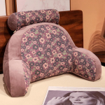 Trijų sluoksnių marlės juosmens atrama pagalvė kėdėi, sofai ir lovai 60*40cm (Chair Backrest)