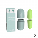 Miegojimo ausų kam&scaron;tukai Mink&scaron;ta putplasčio kempinė Garso izoliacija Triuk&scaron;mo čiaudulio mažinimas Miegojimo ausų kam&scaron;tukai A M0B2 1pair_green