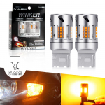 [Super Anuliuotojas] T20 LED Posūkio Signalo Lemputė, OPPLIGHT Modelis, Su Au&scaron;inimo Ventiliatoriumi, Originali T20 single (for different oranžinė