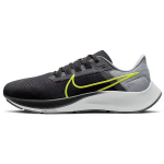 Nike Air Zoom Pegasus 38 Tamsiai dūminės pilkos ir geltonos spalvos vyri&scaron;ki sportbačiai &Scaron;viesiai dūminės pilkos CW7356-005 44.5