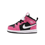 Air Jordan 1 Mid GT Pinksicle Kūdikio Kedai Juodi Balti 644507-002 25