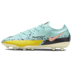 Nike Phantom GT2 Elite AG Pro Lucent Pack Vyri&scaron;ki sportbačiai Mėlyna Glacier-Ledinė Geltona-Strike DC0748-407 46