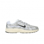 Nike P-6000 Metaliniai plok&scaron;čio sidabro spalvos unisex sportbačiai Balti metaliniai-sidabriniai juodi CD6404-105 40.5