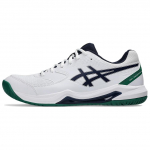 Asics Gel-Dedicate 8 Patogūs Universalūs Smūgius Sugeriantys Patvarūs Žemi Teniso Batai Vyri&scaron;ki Sportbačiai Balti Mėlyni 1041A408-105 44