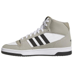 Adidas Break Start Patogūs Plono Paduko Neslystantys Dilimui Atsparūs Vidutinio Auk&scaron;čio Riedlenčių Batai Unisex Sportbačiai Pilki Balti Juodi JI3406 40⅔ white