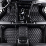 Automobilio grindų kilimėliai BMW X6 E71 F16 G06 2008-2025 Individualūs automobilių salono aksesuarai Apsauginiai nuo purvo Patvarūs odiniai kilimėliai E71 Size1 2008-2014