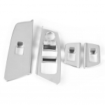 4pcs Car Window Switch Lift Button Frame Cover Trim for BMW 5 series G30 2017 2018 Chrome Plating