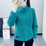 Fleece Polar Fleece Striukė Moteri&scaron;ka Laisvalaikio Striukė Megztinis Fleece &Scaron;ilta Sutir&scaron;tinta Plius Fleece Megztinis M