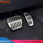 Automobilių pedalai, skirti Renault Captur Koleos Kadjar Duster Scenic Espace, skirtas Samung QM6 2016- Dujinių stabdžių atramos pedalo dangtelis MT