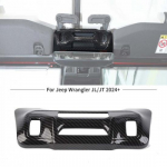 Carbon fiber Over Rearview Mirror Upper Plate Cover Trim for Wrangler JL JT 2024