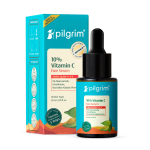 Pilgrim 10 % vitamino C veido serumas 30 ml &scaron;vytinčiai odai, tamsių dėmių priežiūrai, tolygiam odos tonui, tinka pradedantiesiems, visiems odos tipams