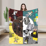 99 Naktys Mi&scaron;ke Žaidimų Antklodė Kelioninė Biuro Flanelinė Antklodė Miegamajam Super &Scaron;ilta Individuali Pasidaryk Pats Kokybi&scaron;ka Lovatiesė 30x40in