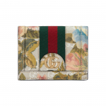 Gucci Ophidia Dvigubo G Logotipo Gėlėtas Drobės Piniginė Kortelių Laikiklis Moteri&scaron;ka piniginė Daugiaspalvė 523155-FABH0-9889 Box(Basic Set+Box)