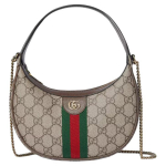 Gucci Ophidia Klasikinis Dvigubo G Spaudos Odos Apdailos Pečių Tote Krep&scaron;ys Mažas Moteri&scaron;kas Rankinis Krep&scaron;ys Smėlio Spalvos Ruda 838463-FAE0P-9746 Box(Basic Set+Box)