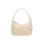 Prada Re-Edition 2000 Nailoninė Mini Rankinė Moteri&scaron;kos Rankinės Dykumos Smėlio spalvos 1NE515_RDH0_F0F24 Basic Set (Bag+Dust Bag)