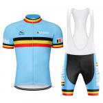 2026 Belgija Lenktyninis Dviratininko Džersis Vyri&scaron;kas Trumpomis Rankovėmis Rinkinys Dviračių Kostiumas Mtb Drabužiai Triatlonas Retro Skinsuit Vasarinės Breketinės &Scaron;ortai Mėlyna M blue