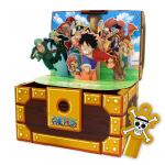 Dovanėlė One Piece Riboto leidimo dizainas Vidutinio dydžio su Užraktu &Scaron;iaudų Kepurės Įgula Anime Dovana 3D [Lobių Dėžutė]