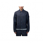Stone Island tiesių kojų ki&scaron;eninė vienspalvė laisvo kirpimo ilgomis rankovėmis džinsinė striukė vyri&scaron;kos striukės K2S15Q100027S00J8VJ200 L