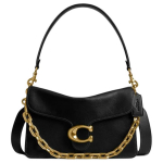 &bdquo;Coach Chain Tabby 26&ldquo; odinis krep&scaron;ys su nuimamu grandinėlės dirželiu, vidutinio dydžio, moteri&scaron;kas, juodas, CY919-B4BK. Basic Set (Bag+Dust Bag)