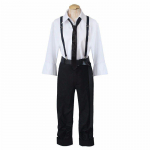 I&scaron;skirtinis japoni&scaron;kas anime Bungo Stray Dogs Nakajima Atsushi Cosplay kostiumas Uniforminis kostiumas Costume Set(No Wig),2XL
