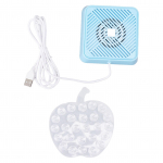 USB Indaplovė Ne&scaron;iojama Maža Indų Plovimo Ma&scaron;ina Mini Ultragarsinė Efektyvus Valymas Kelionei Virtuvės Indai Mėlyna USB mėlyna