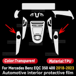 Skirta Mercedes Benz EQC 350 400 2018- Pavarų dėžės skydelis Prietaisų skydelis Navigacija Automobilio interjero apsauginė plėvelė Apsauganti nuo įbrėžimų LHD