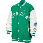 Jordan Didelių vaikų varsity striukė žalia IF3746-302 M white