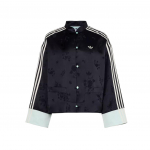 Adidas Originals SS26 ilgomis rankovėmis mink&scaron;tas laisvas &scaron;varkas moteri&scaron;ki &scaron;varkai KY5741 XS