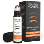 Nourish Mantra Antakių augimo serumas | blakstienų serumas antakių ir blakstienų plaukų augimui, apimčiai ir storiui | Sukurtas su Redensyl, biotinu, peptidais black