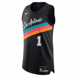 Nike Victor Wembanyama San Antonio Spurs Miesto Edition Vyri&scaron;ki Nike Dri-FIT Adv Nba Autenti&scaron;ki mar&scaron;kinėliai HM6122-010 XL