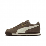 Puma Roma Suede visi&scaron;kai smėlio spalvos Unisex sportbačiai Ruda &Scaron;iltai balta 398635-07 37.5