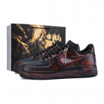 Nike Air Force 1 Night Ash Rose Amortizacija Kvėpuojantys Žemi Teniso Batai Unisex Juodi Raudoni CW2288-001(Team626-) 38.5 black